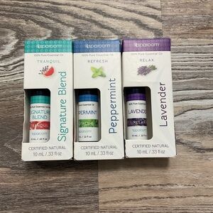 Sparoom Pure Essential Oil Peppermint, Signature Blend and Lavender NEW